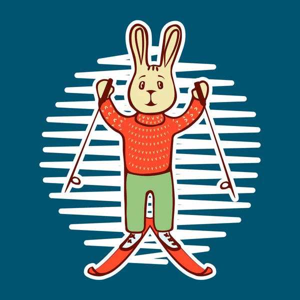 Hare schi doodle — Fotografie de stoc gratuită