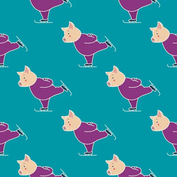 Skater seamless pattern — Free Stock Photo