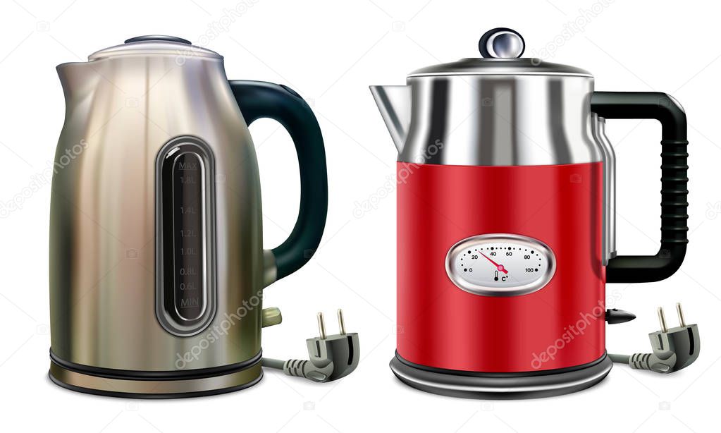 Two electric kettles