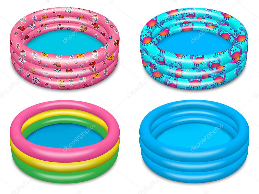 inflatable pool set