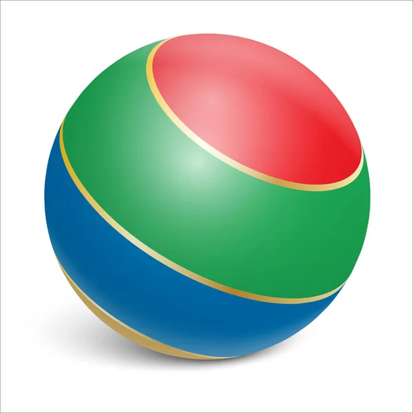 Praia ball5 vetor — Vetor de Stock