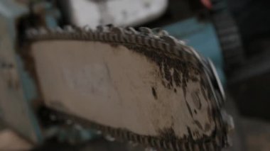 Yavaş hareket Chainsaw Blade iplik