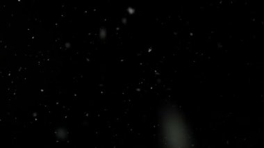 kar yavaş yavaş gece kış aylarında düşer. 4k