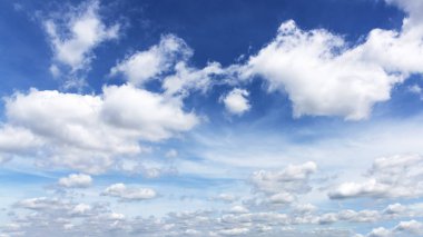 Güzel doğa Bulutlar ile Mavi gökyüzü arka plan