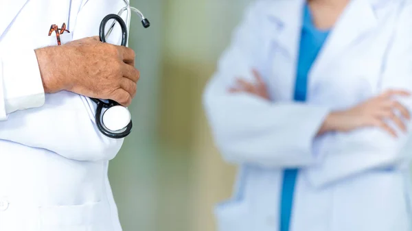 Trabajo Equipo Gente Salud Médico Grupo Con Estetoscopio Las Manos — Foto de Stock