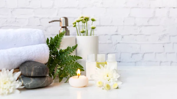 Spa Beauty Massage Gesundheit Wellness Thermaltherapie Thai Behandlung Aromatherapie Für — Stockfoto