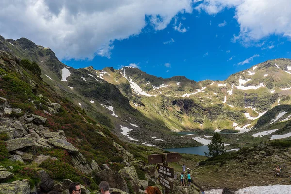 Fotos Lagos Montanha Alta Tristaina Pirinéus Andorra — Fotografia de Stock