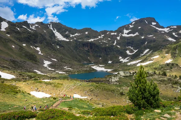 Fotos Lagos Montanha Alta Tristaina Pirinéus Andorra — Fotografia de Stock