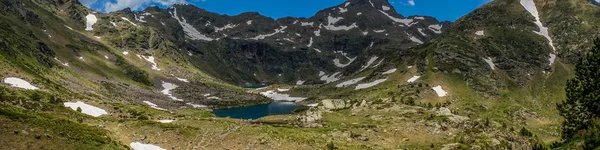 Фото Высокогорных Озер Тристайны Пиренеях Андорра — стоковое фото