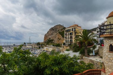 Sitges, Barselona, Katalonya 'da Las casetas del Garraf.