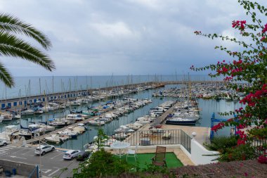 Sitges, Barselona, Katalonya 'da Las casetas del Garraf.