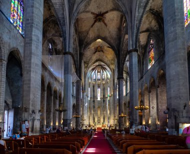 Santa maria del mar Kilisesi Barcelona, İspanya