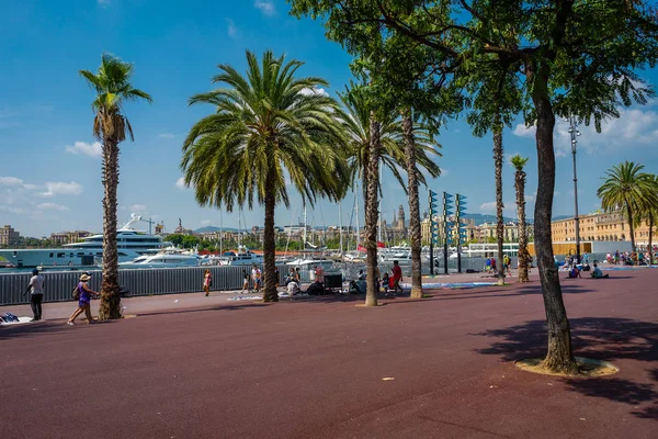 Port Vell Barcelona España — Foto de Stock