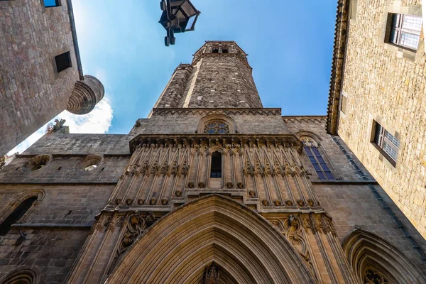 ゴシック地区 スペイン バルセロナ大聖堂 — ストック写真