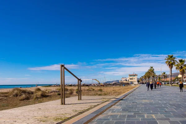 Playa Castelldefels Barcelona Cataluña España —  Fotos de Stock