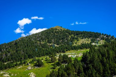 Vall de Nuria Katalan Pireneleri, İspanya.