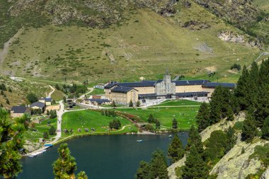 Vall de Nuria Katalan Pireneleri, İspanya.