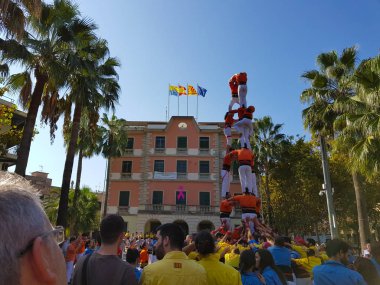 Castellers, insan Kulesi Castelldefels, İspanya