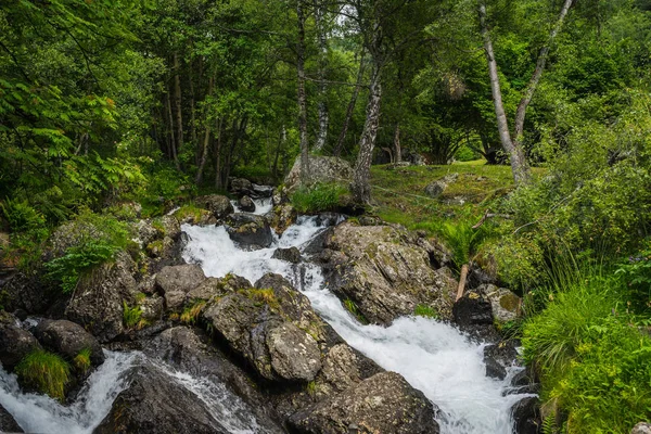 Horský Vodopád Andoře — Stock fotografie