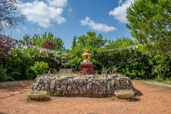 Palau Novella Buddha Temploma Garraf Katalónia — Stock Fotó