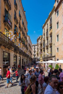 Temps de un, Girona, Katalonya 'da çiçek festivali