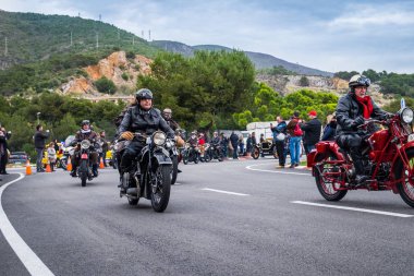 BMW R35, 60 Th edition Uluslararası eski model araba rallye Barcelona - Sitges.