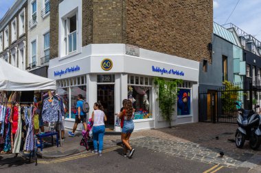 Notting Hill 'deki Portobello Pazarı, Londra, İngiltere, İngiltere