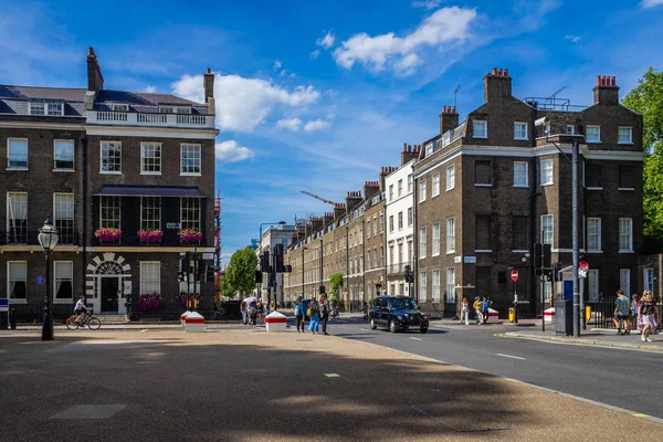 London Street Typical Buiding Inglaterra Reino Unido — Foto de Stock