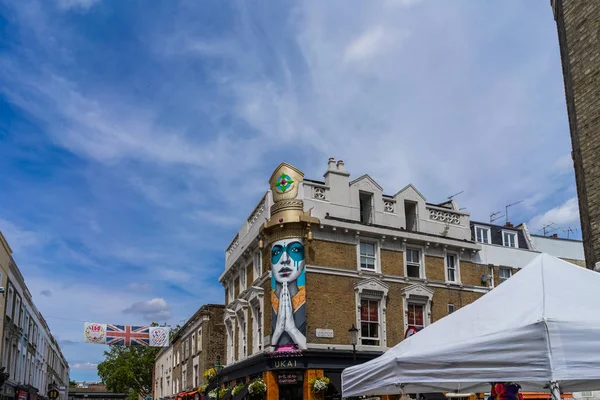 Portobello Market Notting Hill London Anglia Egyesült Királyság — Stock Fotó