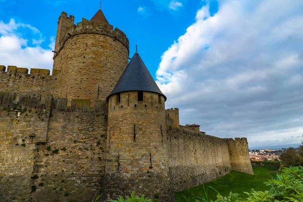 Fortified Medieval City Carcassonne France — Stock Photo, Image