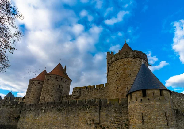 Fortified Medieval City Carcassonne France — Stock Photo, Image