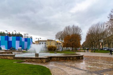 Le Parc du Pere Noel in Carcassonne city, France.