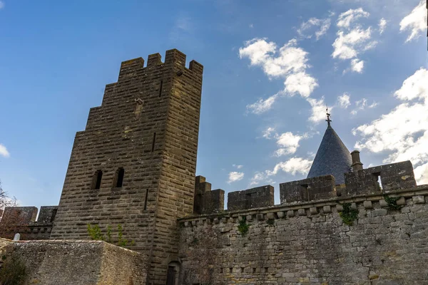 Fortified Medieval City Carcassonne France — Stock Photo, Image