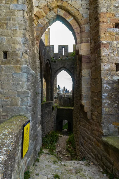 Fortified Medieval City Carcassonne France — Stock Photo, Image