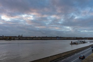 Bordeaux, Fransa 'da Pont de Pierre