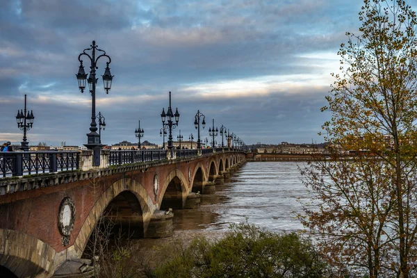 Bordeaux Fransa Pont Pierre — Stok fotoğraf