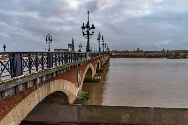 Pont Pierre Burdeos Francia — Foto de Stock