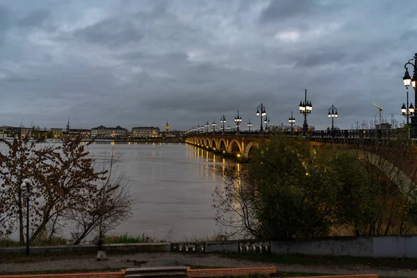 Pont Pierre Burdeos Francia — Foto de Stock