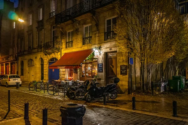 Street view in Bordeaux city, France