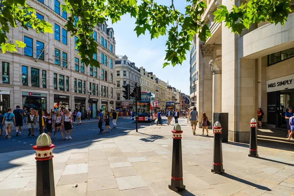 Ludgate Hill Street London Stock Picture