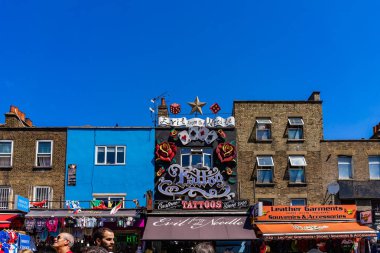 Londra, İngiltere ve İngiltere 'deki Camden pazarı.