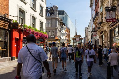 Londra, İngiltere, İngiltere 'deki Çin Mahallesi kapısı.