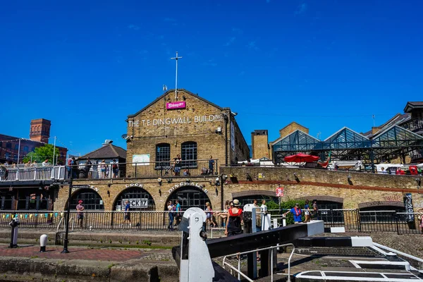 Londra Ngiltere Ngiltere Deki Camden Pazarı — Stok fotoğraf