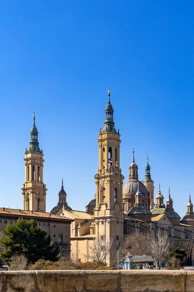 Basilica de Nuestra Senora del Pilar Cattedrale di Saragozza, Spagna . — Foto Stock