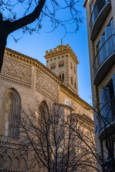 Santa Maria Magdalena kyrka i Zaragoza, Spanien — Stockfoto