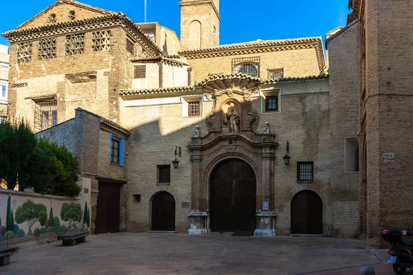 San Nicolas de Bari kilise Zaragoza, İspanya — Stok fotoğraf