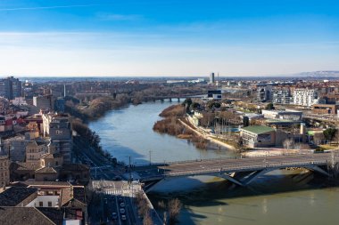 İspanya, Zaragoza 'daki Basilica de Nuestra Senora del Pilar Katedrali.