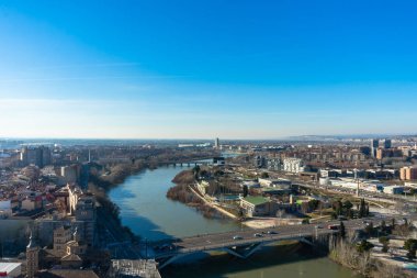 İspanya, Zaragoza 'daki Basilica de Nuestra Senora del Pilar Katedrali.