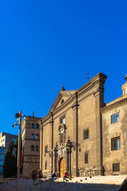 Zaragoza, İspanya 'daki San Juan de los Panetes Kilisesi.