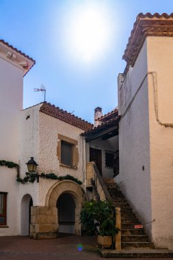 Tarragona, Katalonya, İspanya 'da Roc de Sant Gaieta köyü